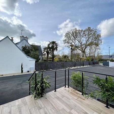 Superbe Villa Tout Confort Avec Piscine Chauffee Er Couverte Et Spa A 2 Pas De La Plage Fouesnant Esterno foto