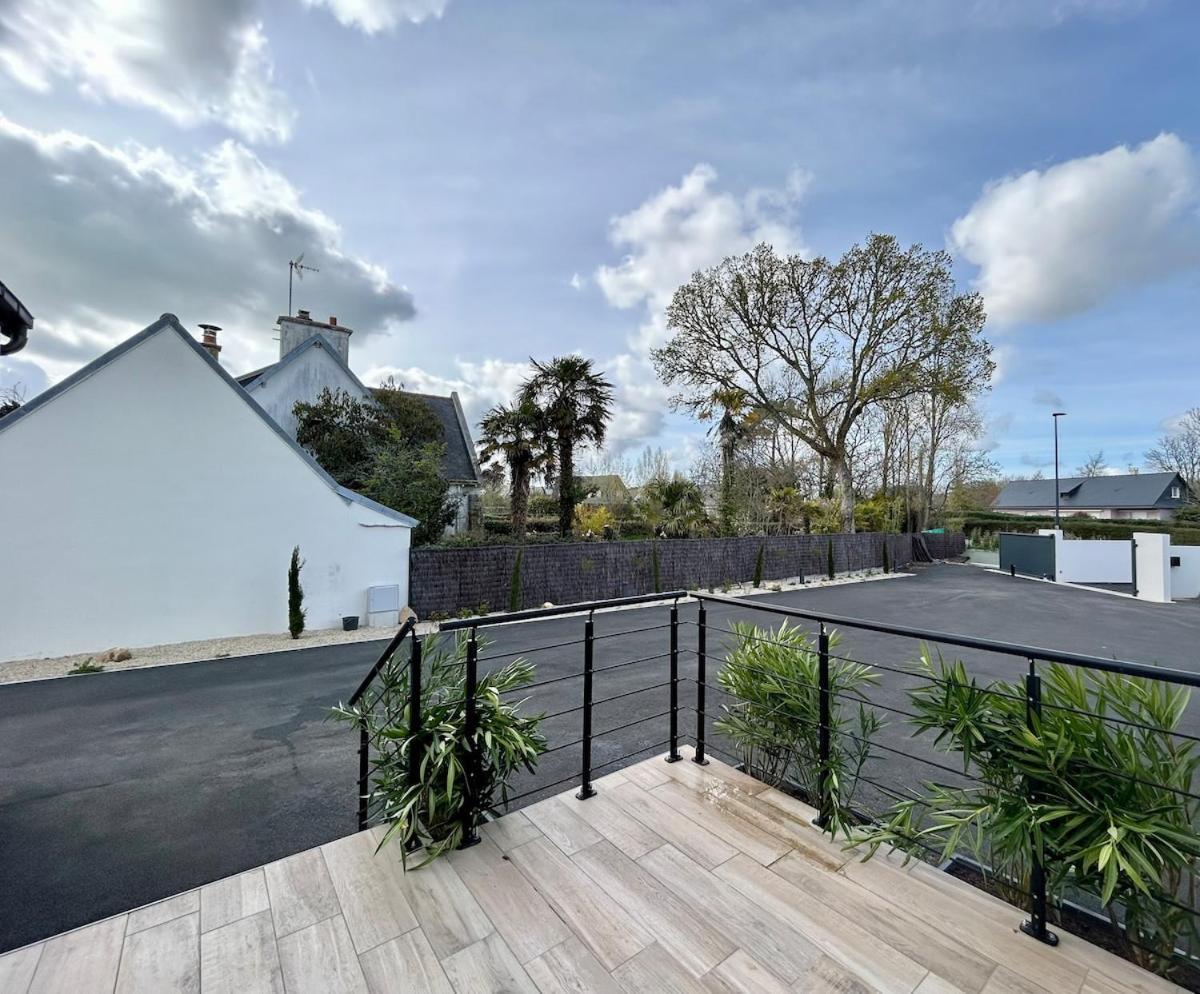 Superbe Villa Tout Confort Avec Piscine Chauffee Er Couverte Et Spa A 2 Pas De La Plage Fouesnant Esterno foto
